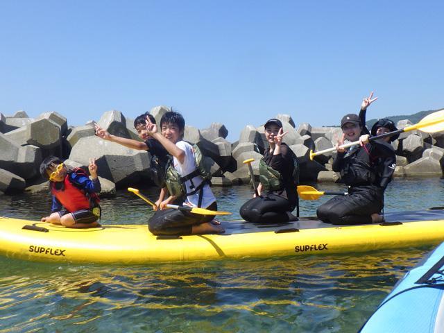 佐渡のSUPアウトドア体験を海で楽しもう ♪