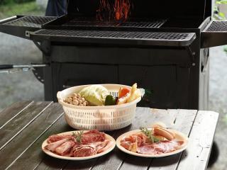 BBQの流れと食材をお渡しします。