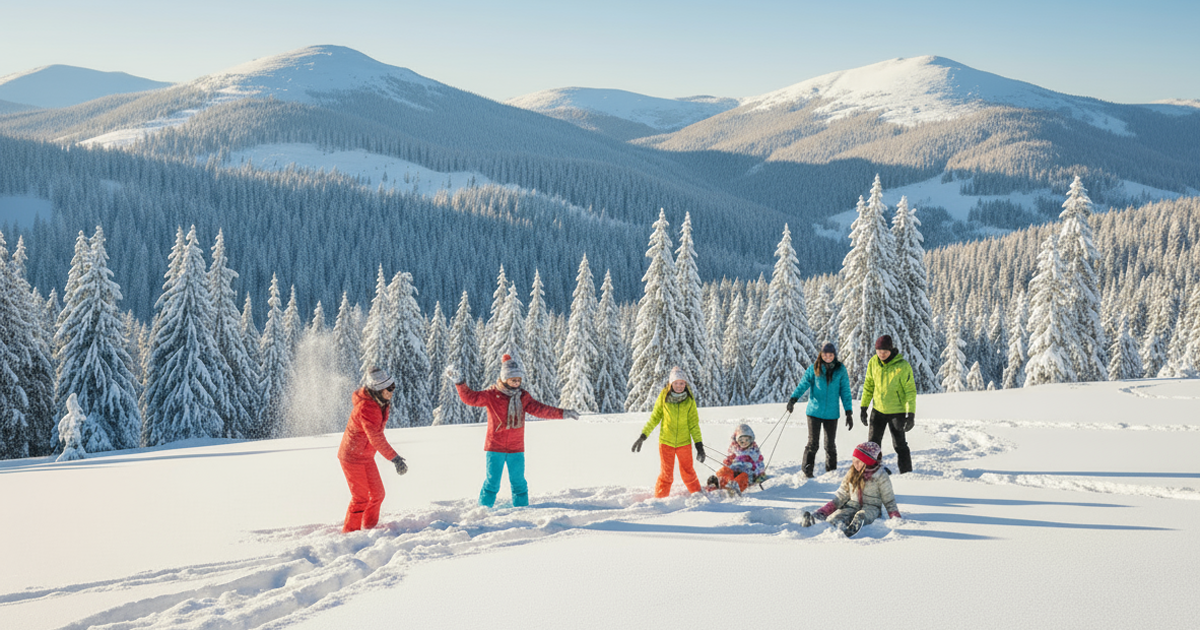 冬の大自然で冒険しよう