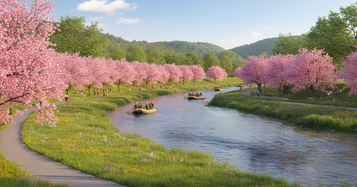 春の大自然で冒険しよう