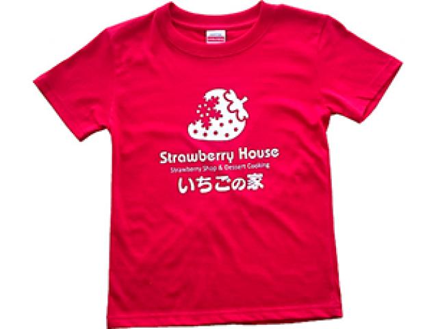 いちごの家オリジナルTシャツ【イチゴカラー】