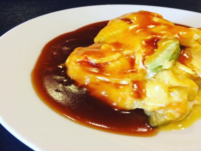 蟹玉の甘酢あんかけ イメージ