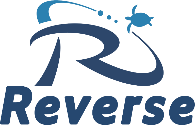 ダイビングショップ Reverse ロゴ