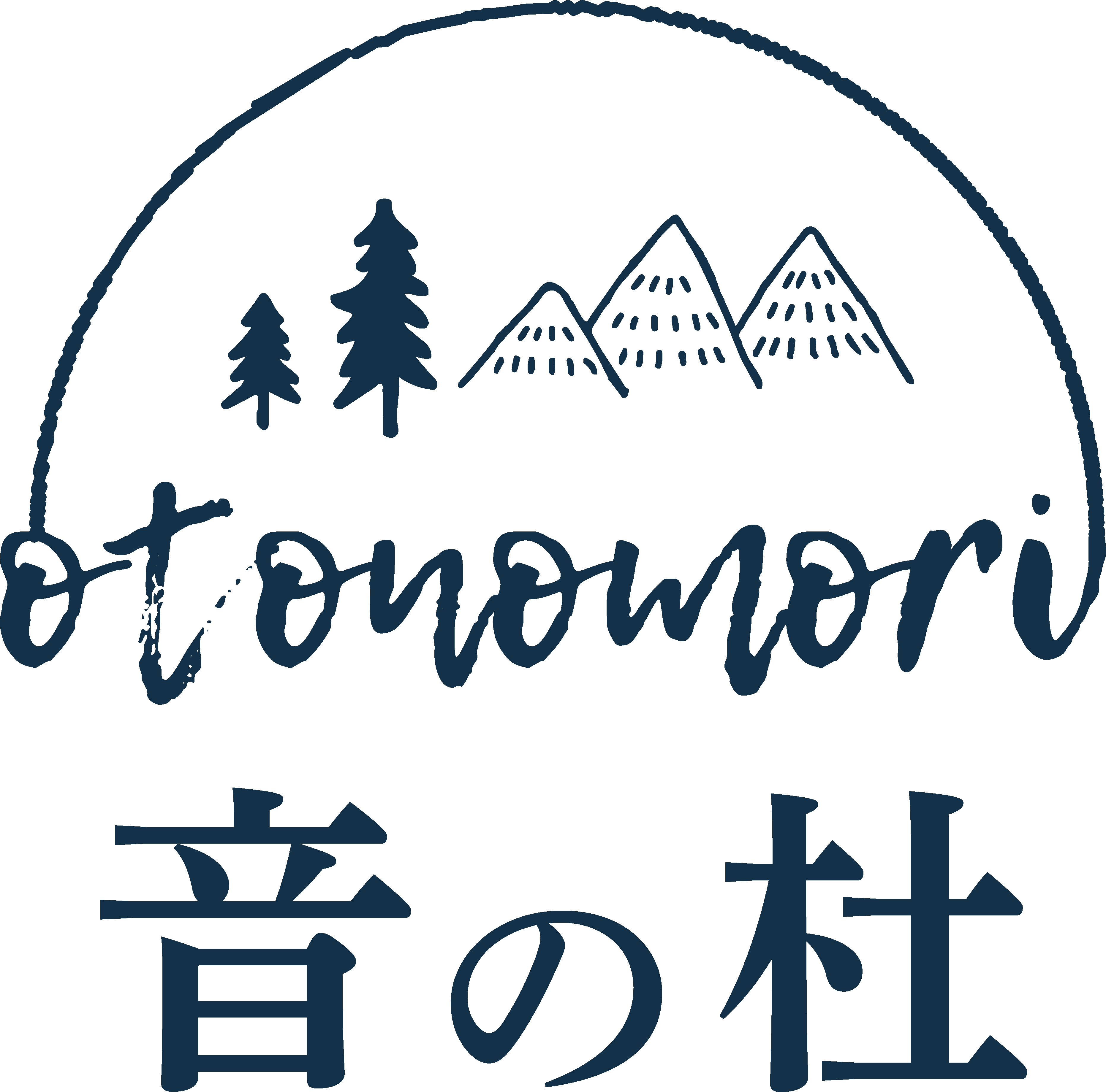 音の杜キャンプ場 ロゴ