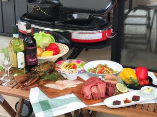 グランピングの食材