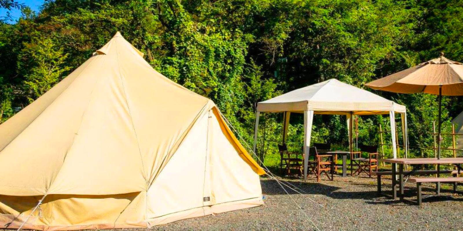 水上キャンプ場Tipi ｜水上で宿泊ならグランピングスタイルのテント宿泊がお勧め、ラフティング,キャニオニング体験もお勧め。