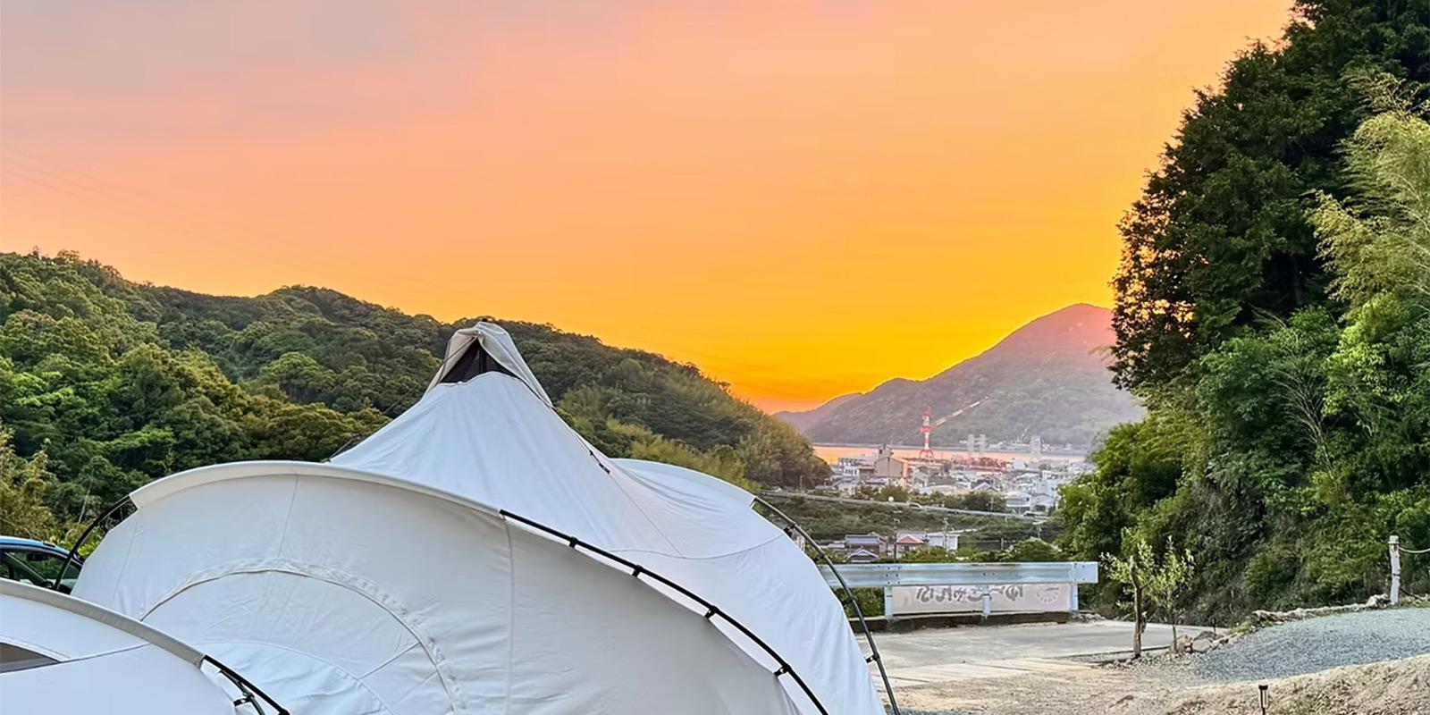 和歌山県由良町にある、自然の尊さを身近に感じるキャンプ場「ゆらきゃんぷ」