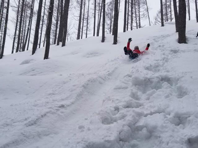 みなかみ町の冬スノーキャニオニングをチャレンジ！