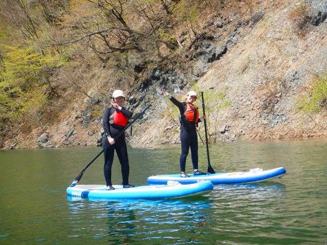 アウトドアで大人気のSUPとキャンプセット
