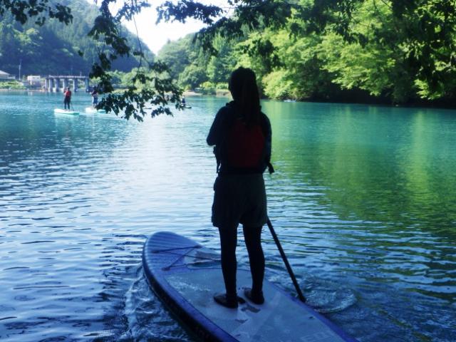 四万湖SUPレンタル半日プラン イメージ
