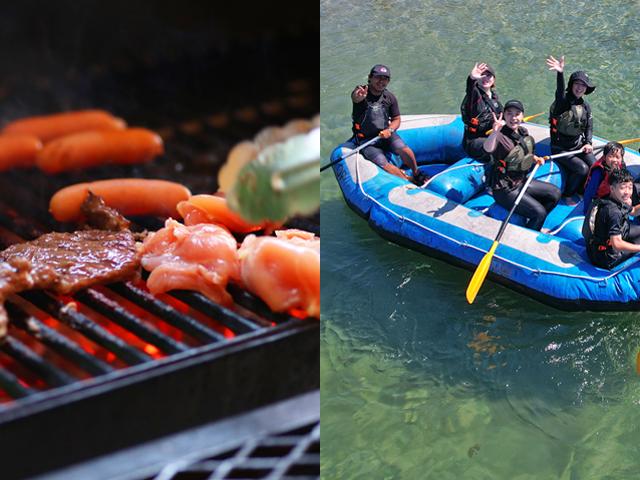 佐渡手ぶらBBQ&シーラフティング半日体験ファミリーコース
