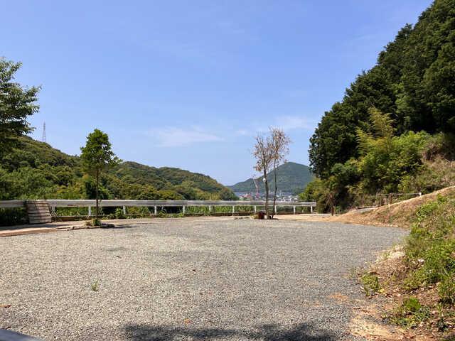 大きめ区画キャンプサイト由良湾ビュー