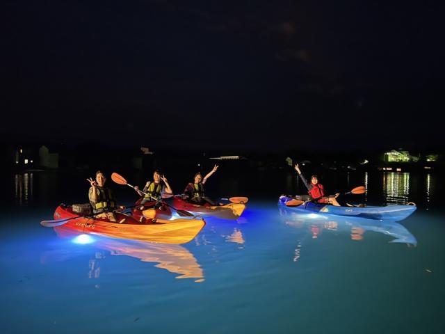 【2人1艇】手軽に加茂湖ナイトカヤック イメージ