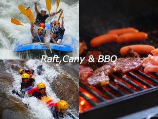 水上ラフト＆キャニ+BBQ 割引プラン