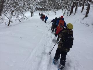 冬のアクティビティースノーシュー水上1日体験ツアー