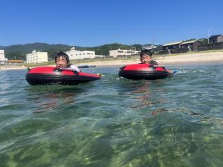 佐渡島の海でシュノーケリング＆ハイドロ体験