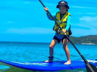 絶景かがみの海でSUP体験！