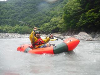 スリル満点！パックラフト・ダッキー半日コース！ イメージ7