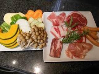 満腹感あるBBQでのんびり過ごせます(^^♪