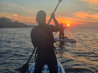 空と海が染まる特別な時間